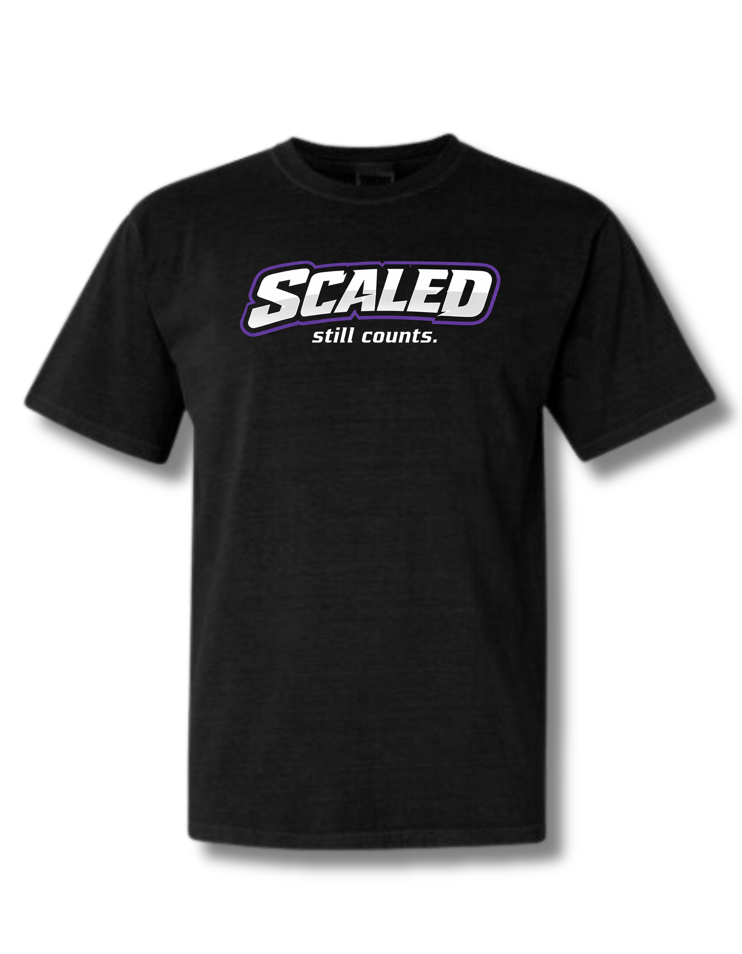 Scaled Still Counts Athletic Fit Tee