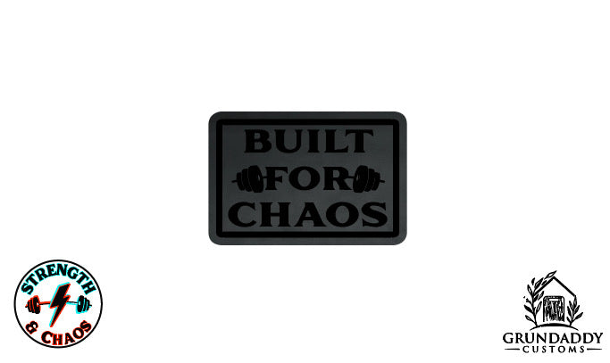 Built For Chaos Leather Patch