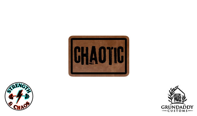 Chaotic Leather Patch