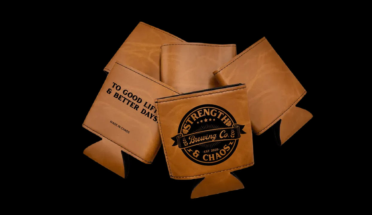 Leather Engraved Koozie