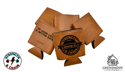 Leather Engraved Koozie