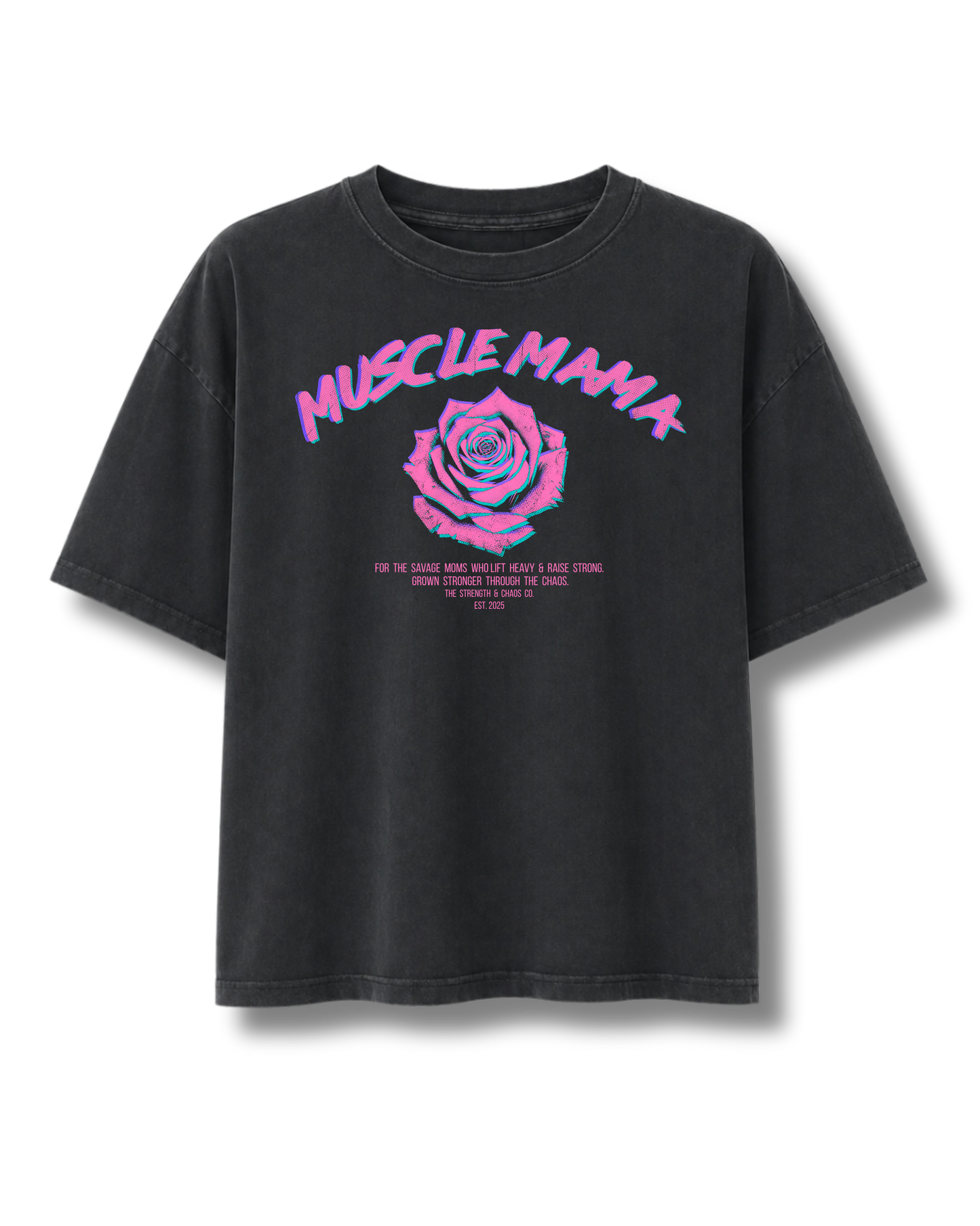 Muscle Mama Mid-Length Tee