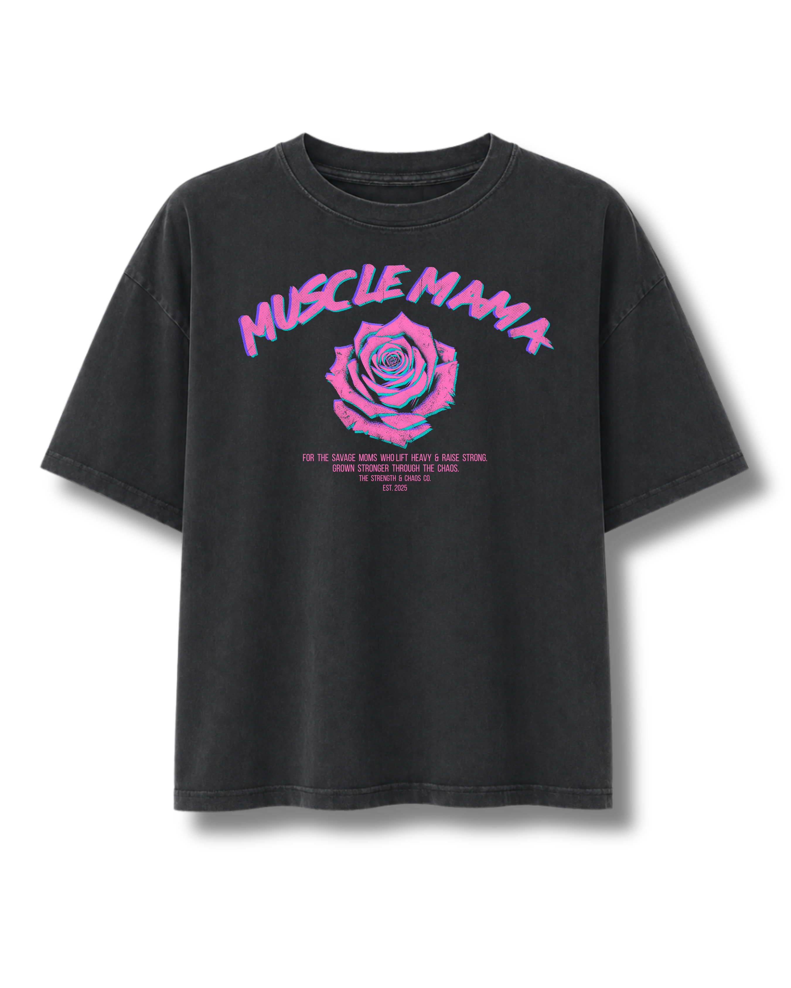 Muscle Mama Mid-Length Tee