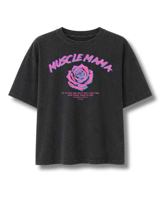 Muscle Mama Mid-Length Tee