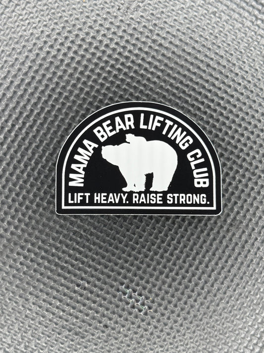 Mama Bear Lifting Club Sticker