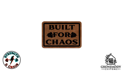 Built For Chaos Leather Patch