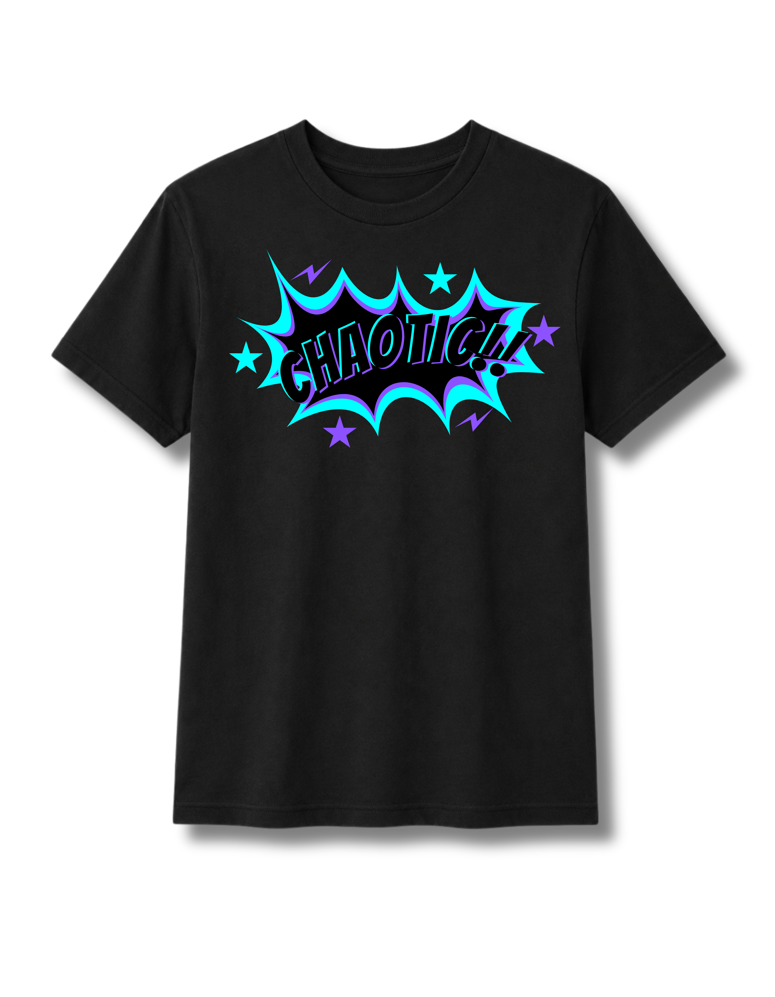 Chaotic Kids Tee (purple/blue)