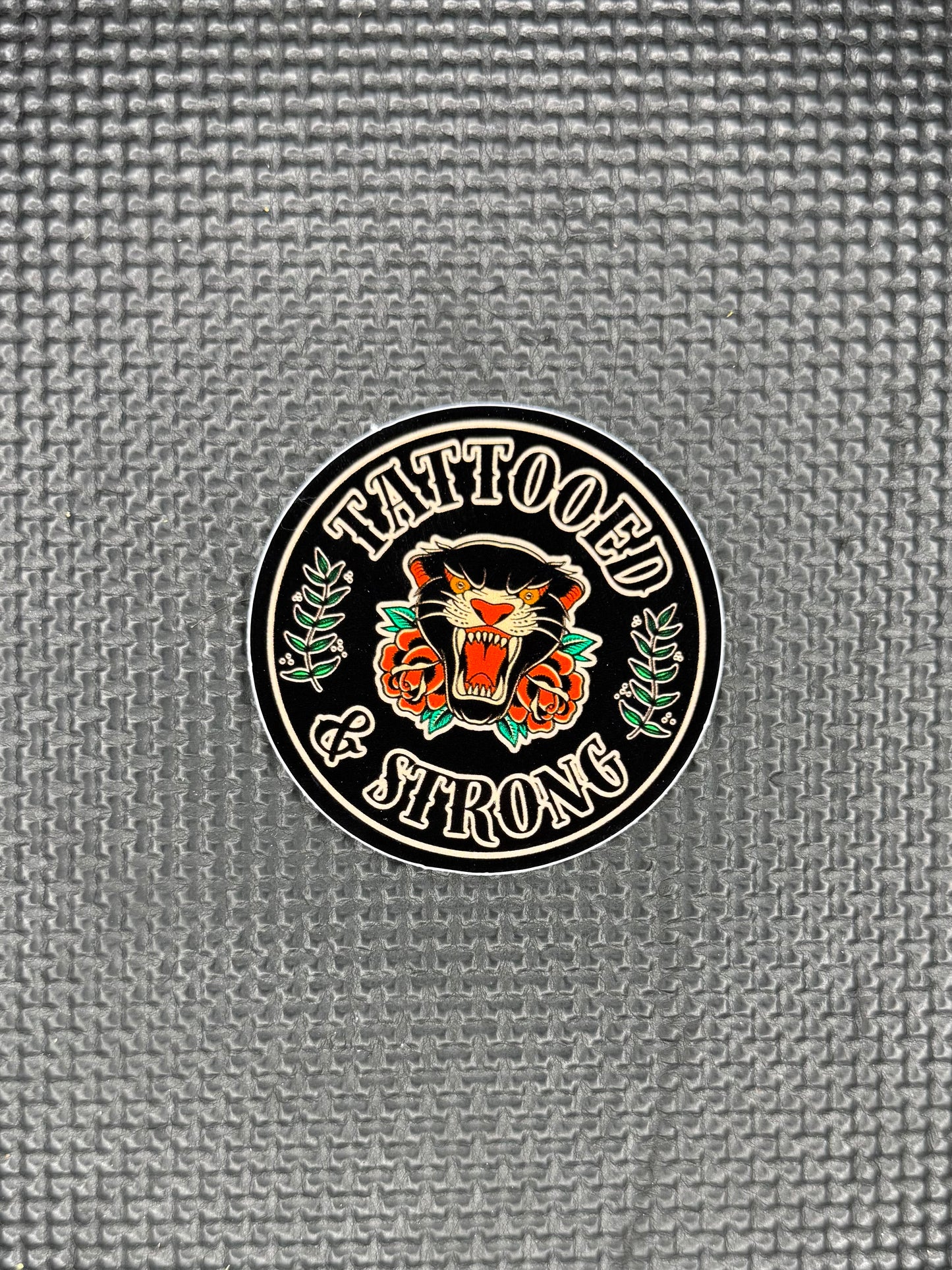 Tattooed & Strong Sticker