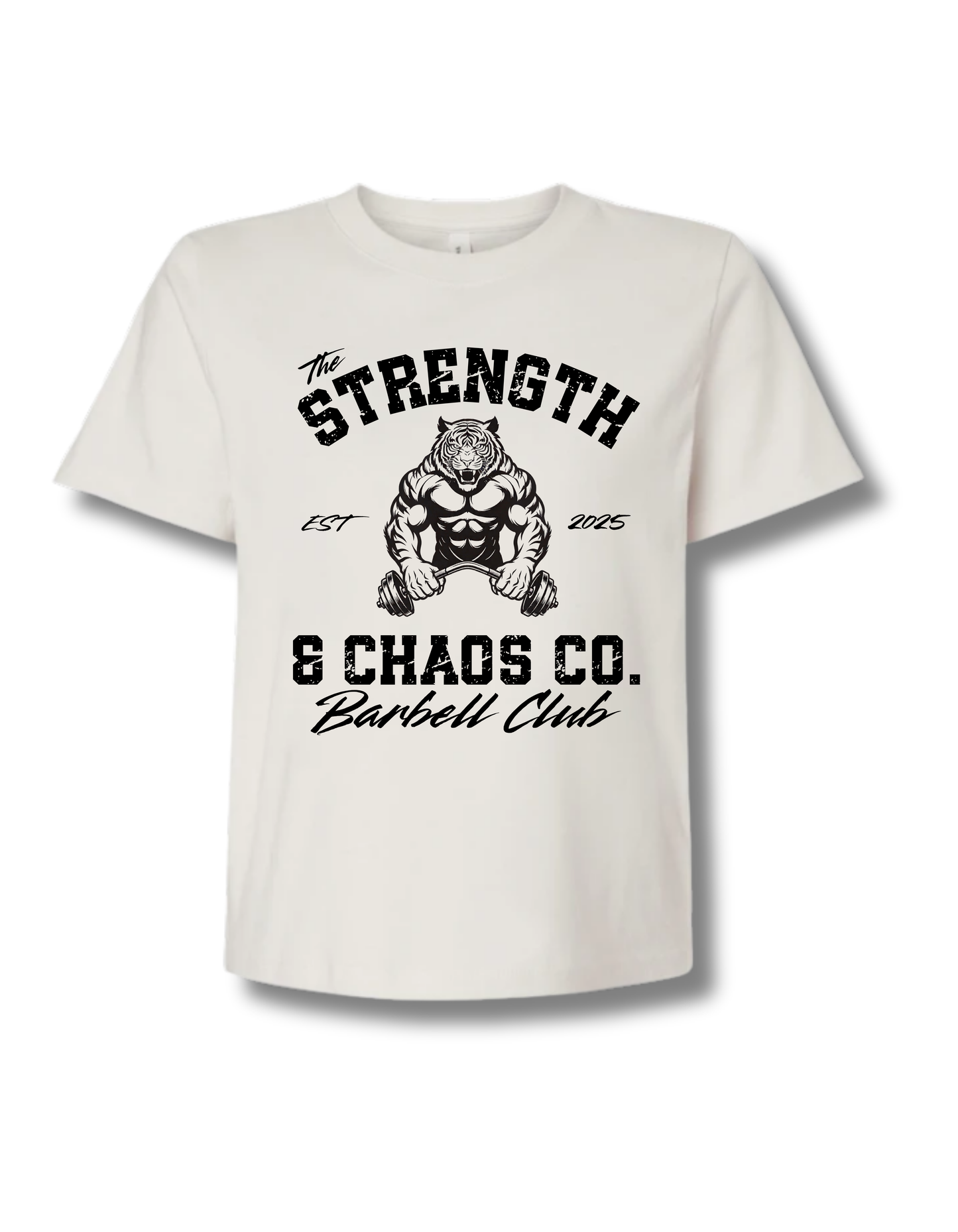 Vintage Barbell Mid-Length Women's Tee