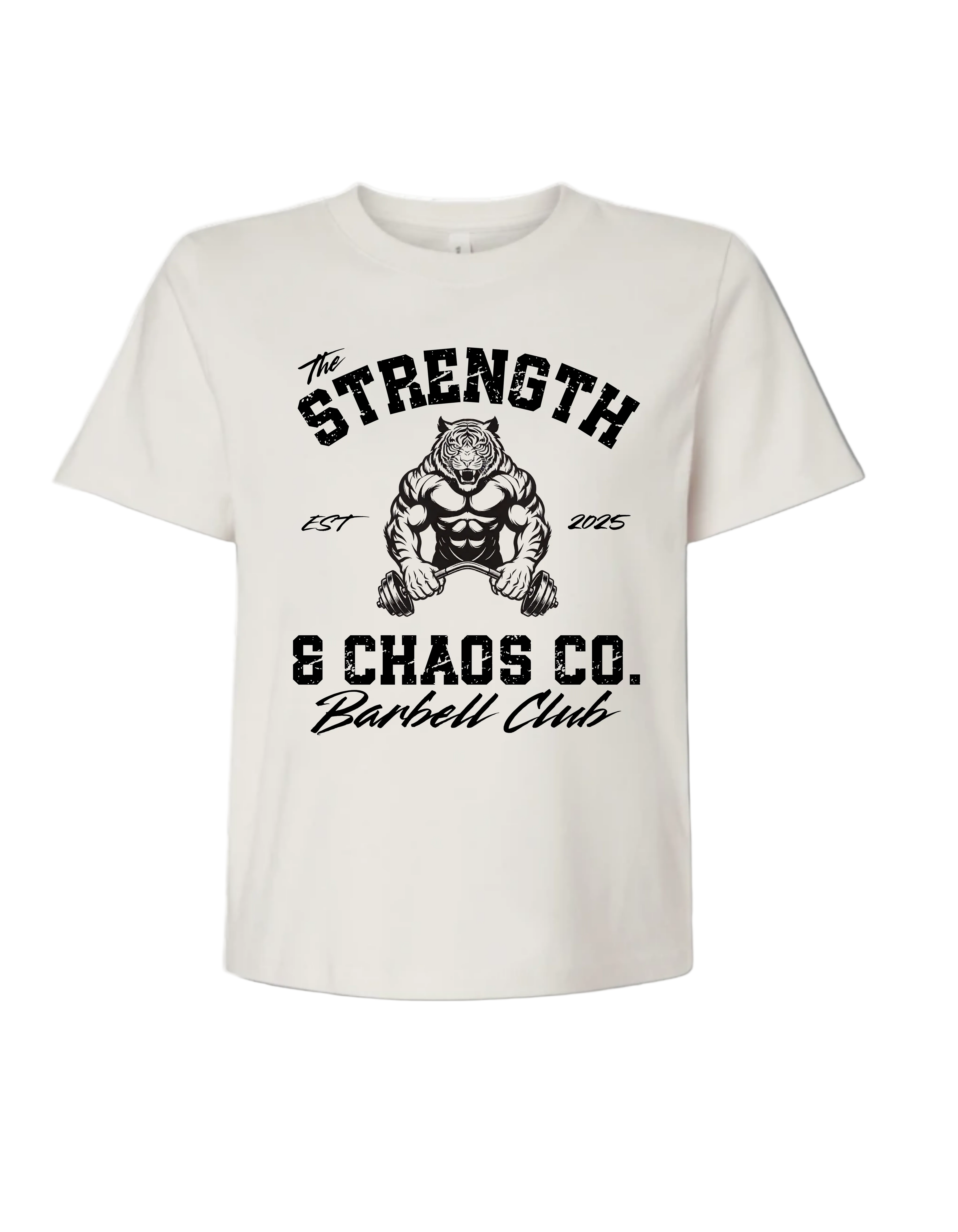 Vintage Barbell Mid-Length Women's Tee