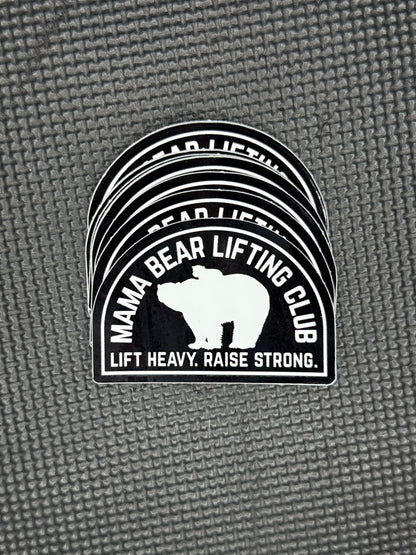 Mama Bear Lifting Club Sticker