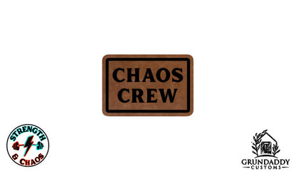 Chaos Crew Leather Patch