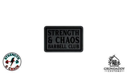 S&C Barbell Club Leather Patch