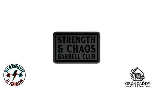 S&C Barbell Club Leather Patch