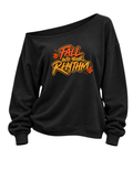 RR Fall Into Your Rhythm Off-Shoulder Sweatshirt