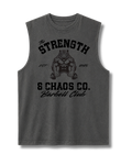 Vintage Barbell Unisex Mid-Length Sleeveless