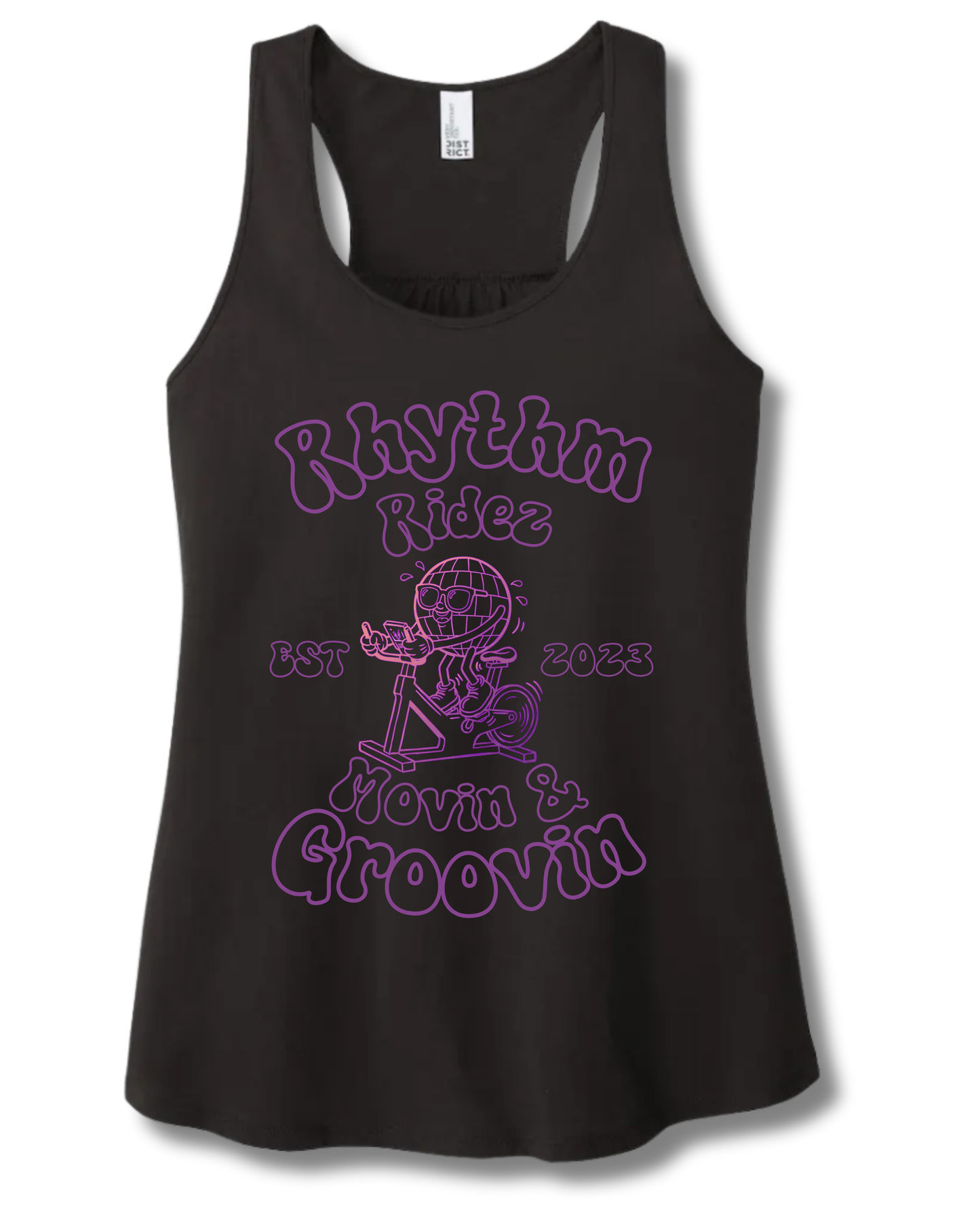Rhythm Ridez: Movin' & Groovin' Women's Gathered Back Tank