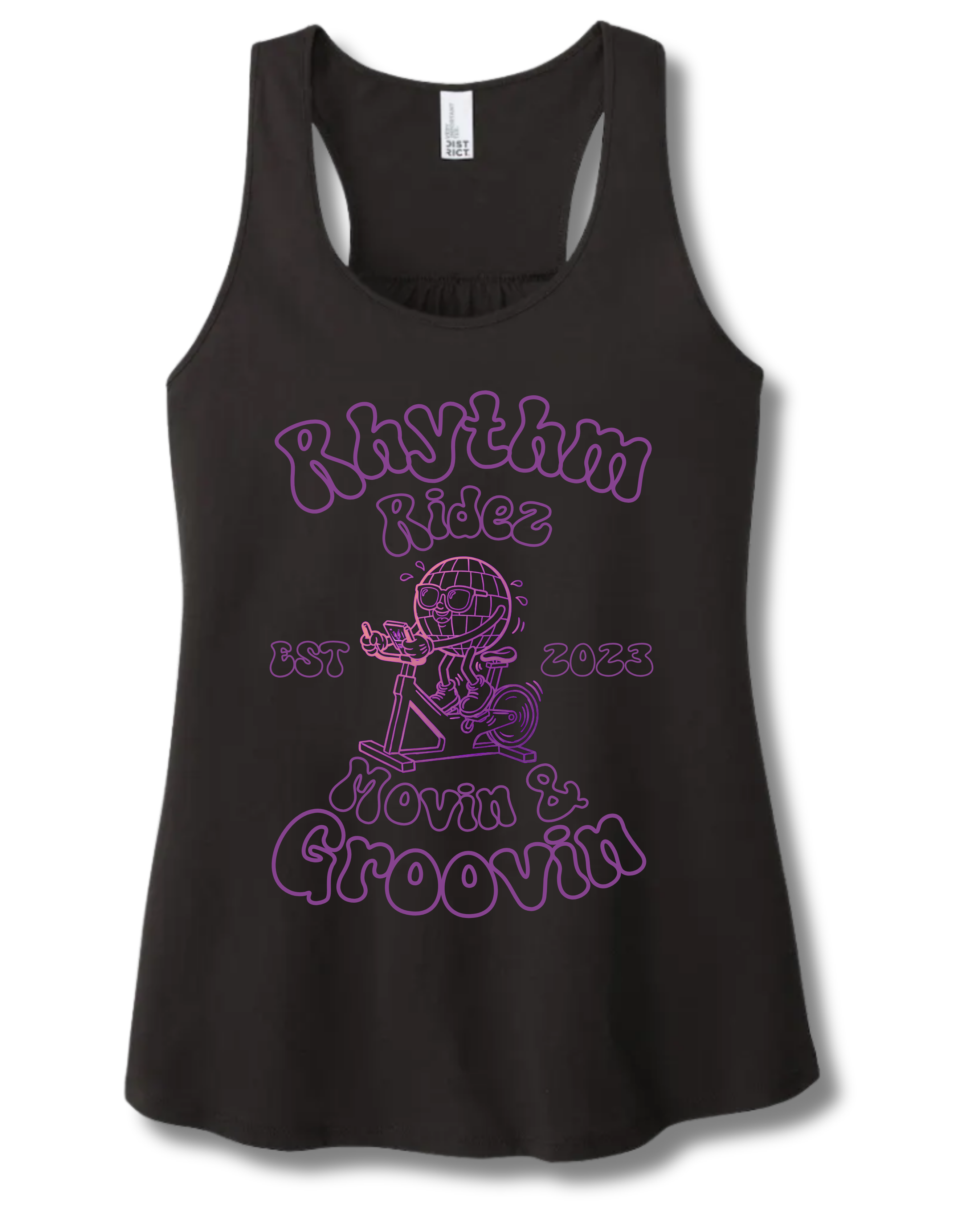 Rhythm Ridez: Movin' & Groovin' Women's Gathered Back Tank