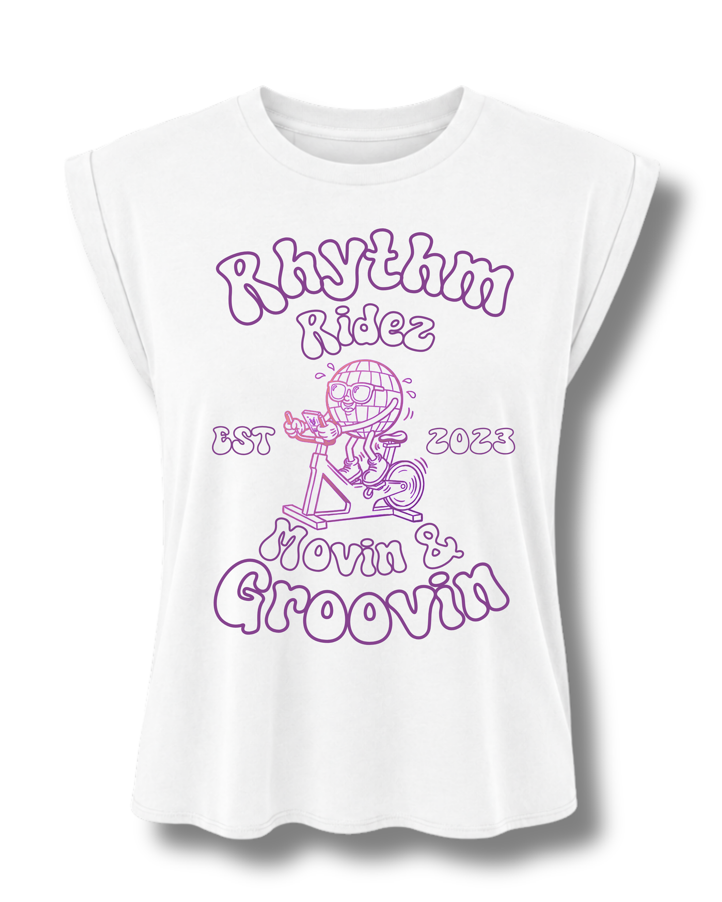 Rhythm Ridez: Movin' & Groovin' Muscle Tee