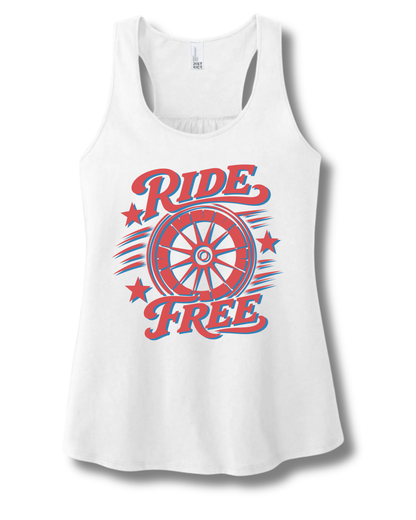 Rhythm Ridez: Ride Free Women's Gathered Back Tank
