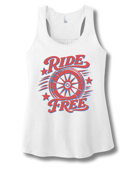 Rhythm Ridez: Ride Free Women's Gathered Back Tank