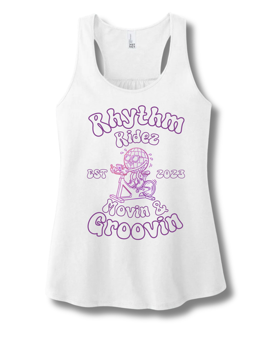 Rhythm Ridez: Movin' & Groovin' Women's Gathered Back Tank