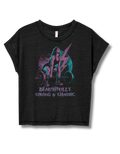 Beautifully Strong & Chaotic Cutoff Tee