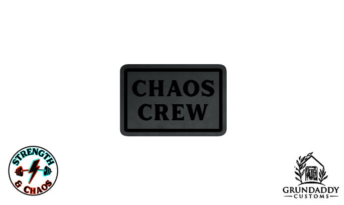 Chaos Crew Leather Patch