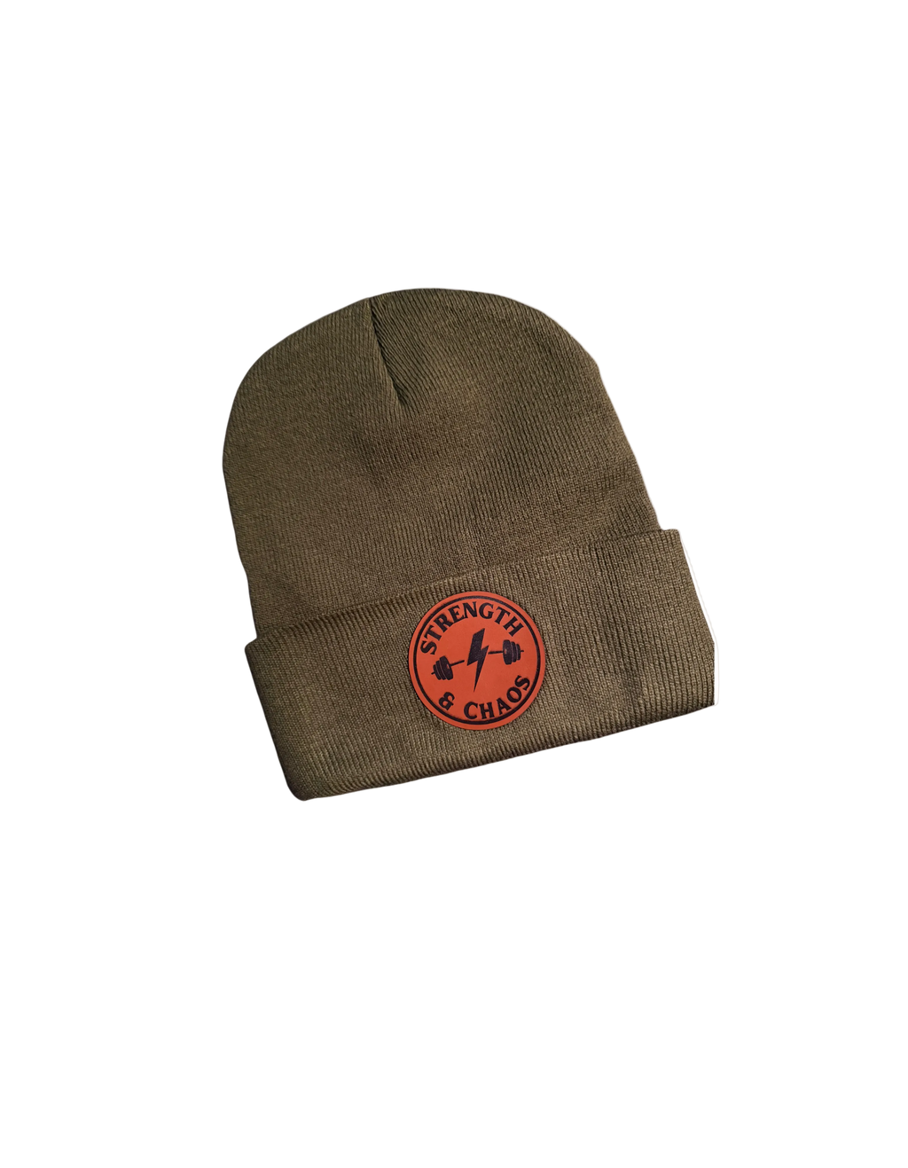 S&C Beanie w/ Leather Logo