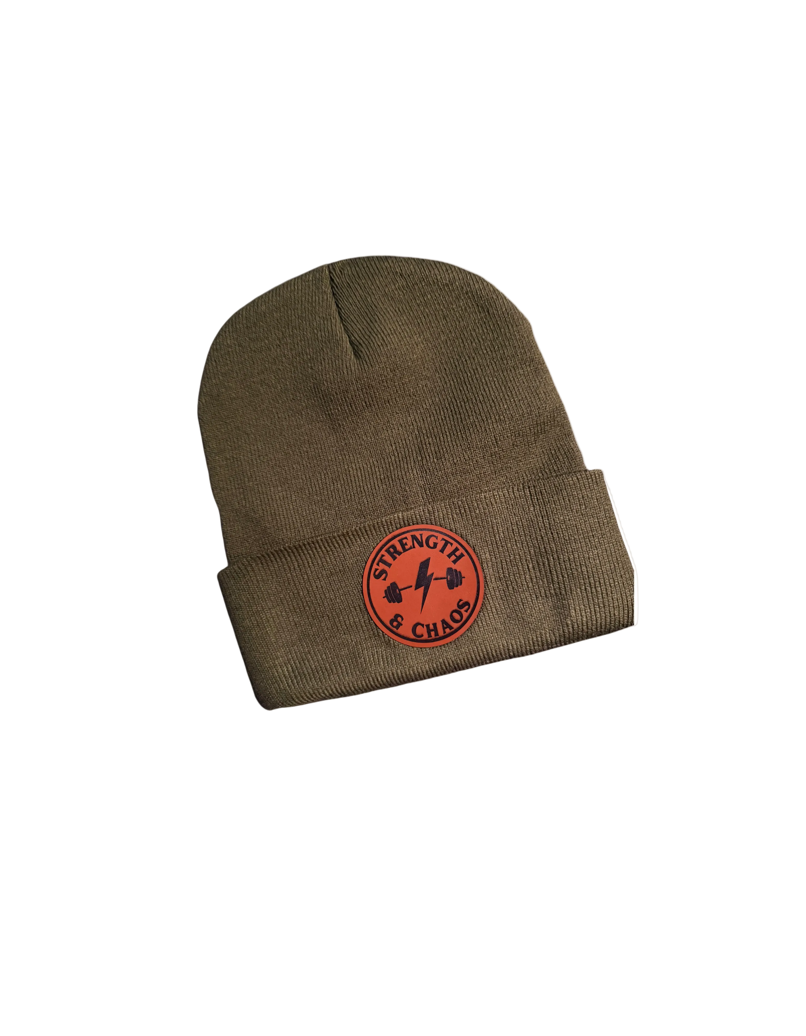 S&C Beanie w/ Leather Logo