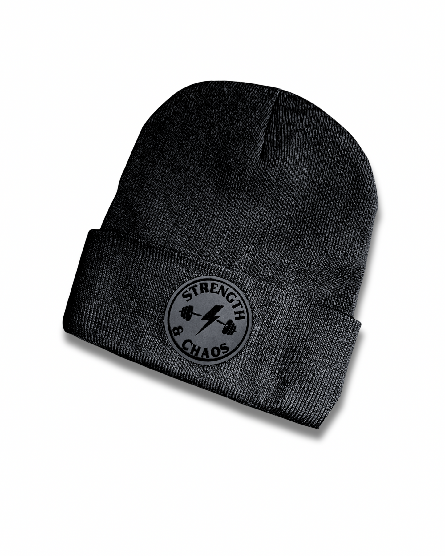 S&C Beanie w/ Leather Logo