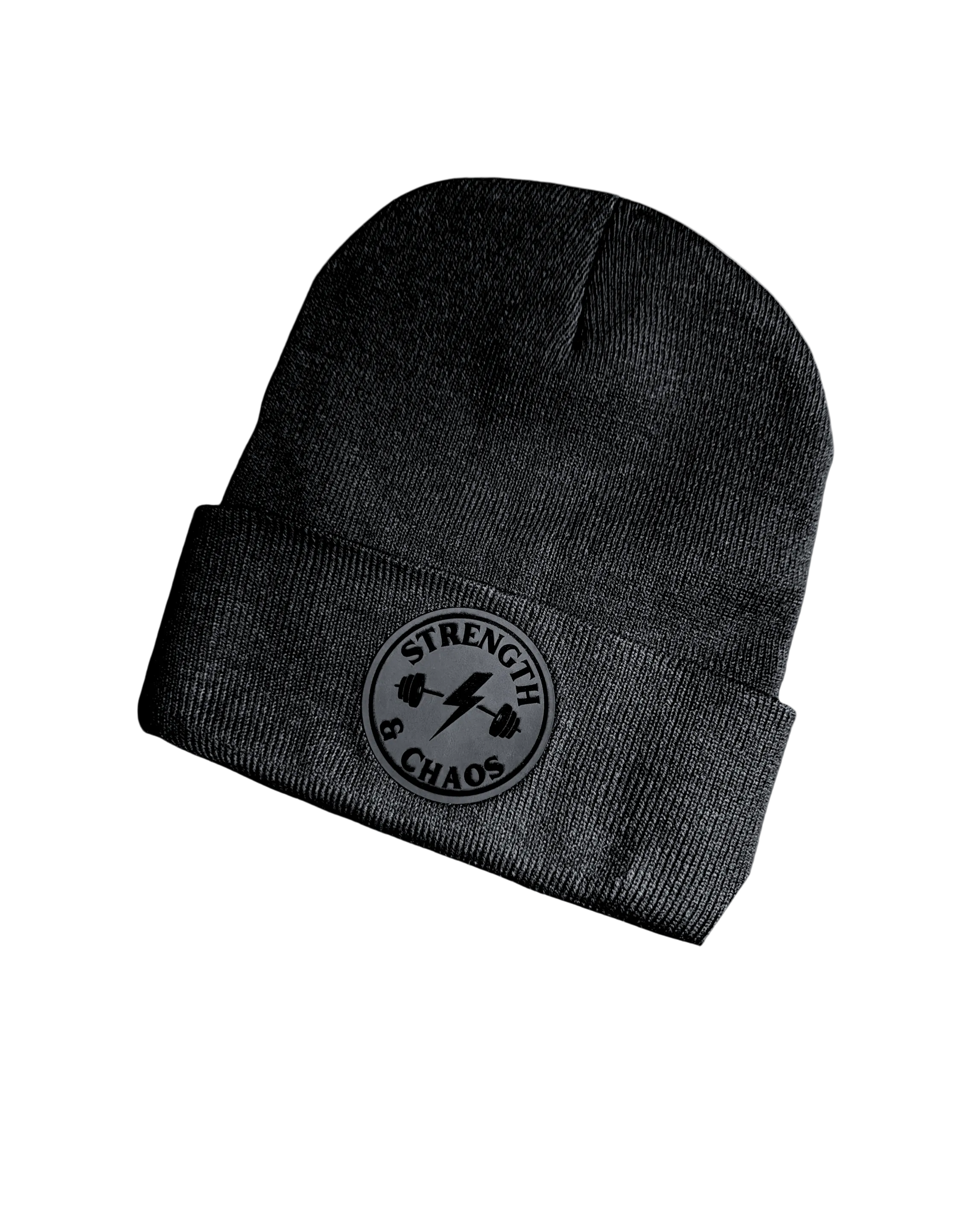 S&C Beanie w/ Leather Logo